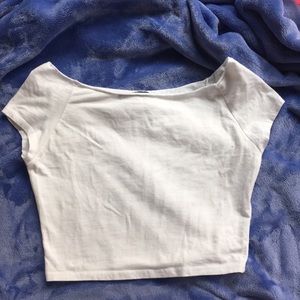 Brandy Melville Off Shoulder Crop